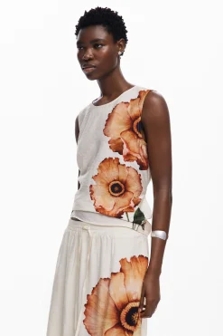 Saias E Shorts<Desigual Saia midi de flores