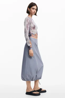 Saias E Shorts<Desigual Saia paraquedista