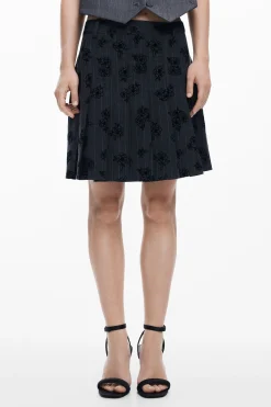 Saias E Shorts<Desigual Saia plissada estampada