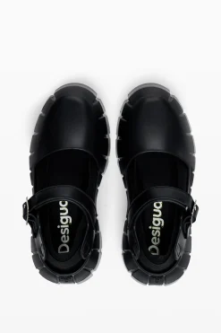 Sapatos<Desigual Sapatilha bailarina com fecho de libertação lateral