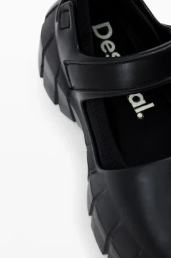 Sapatos<Desigual Sapatilha bailarina com fecho de libertação lateral