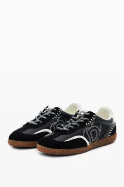 Sapatos<Desigual Sapatilhas retro camurça