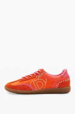 Sapatos<Desigual Sapatilhas retro camurça