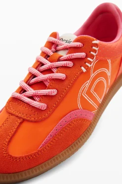 Sapatos<Desigual Sapatilhas retro camurça