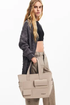 Malas|Malas Shopper<Desigual Shopping bag multi-bolsos