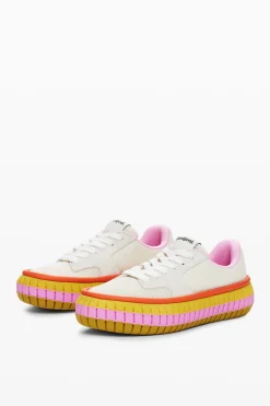 Sapatos<Desigual Sola de tê nis multicolorida