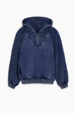 Moletons|Malha<Desigual Sudadera com capuz efeito lavado