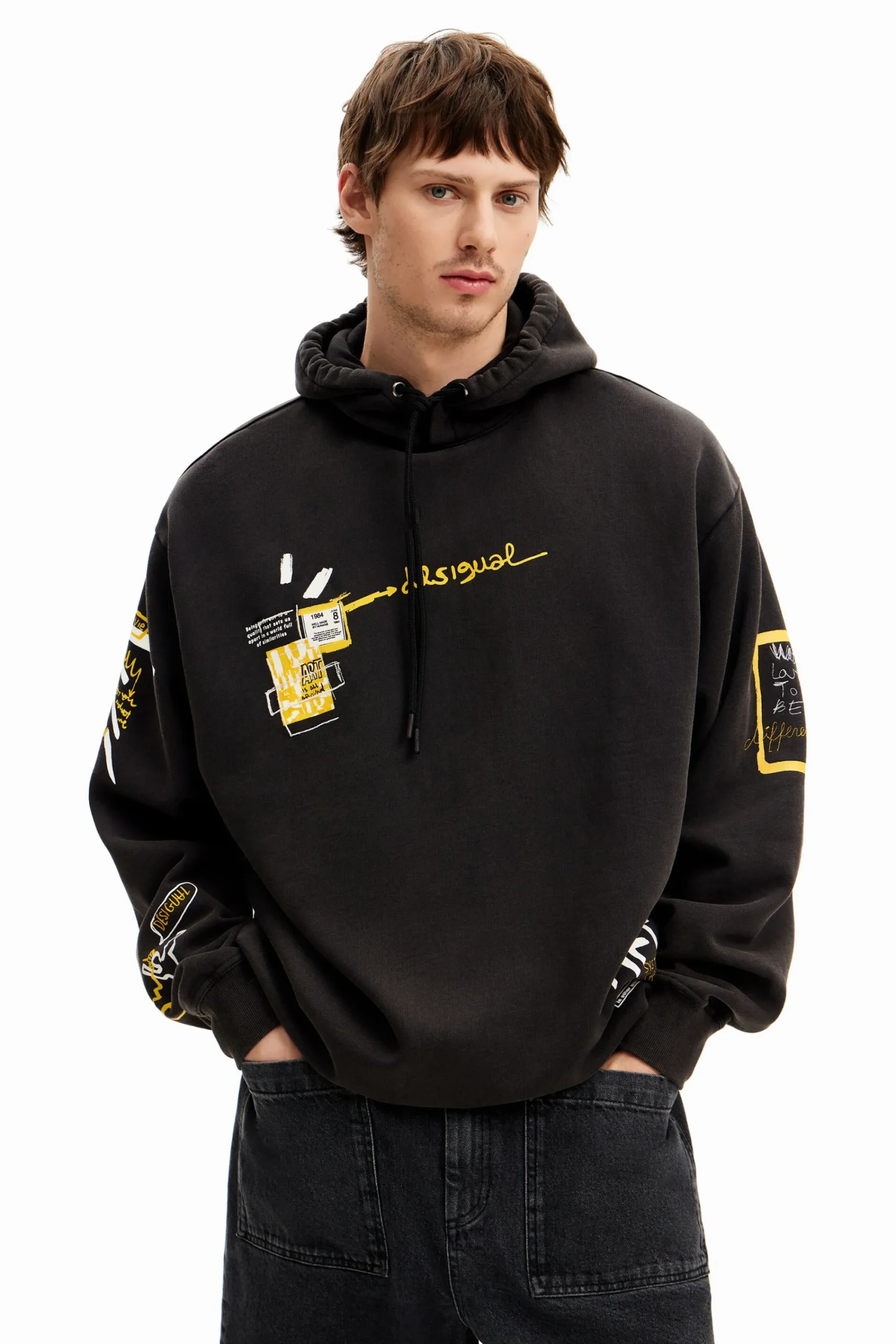 Malhas E Sweatshirts<Desigual Sudadera com capuz urbana