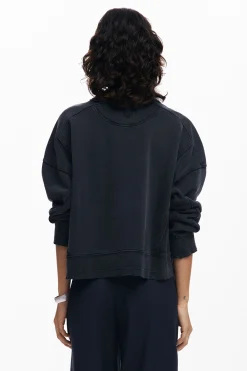 Moletons|Malha<Desigual Sudadera com efeito lavado
