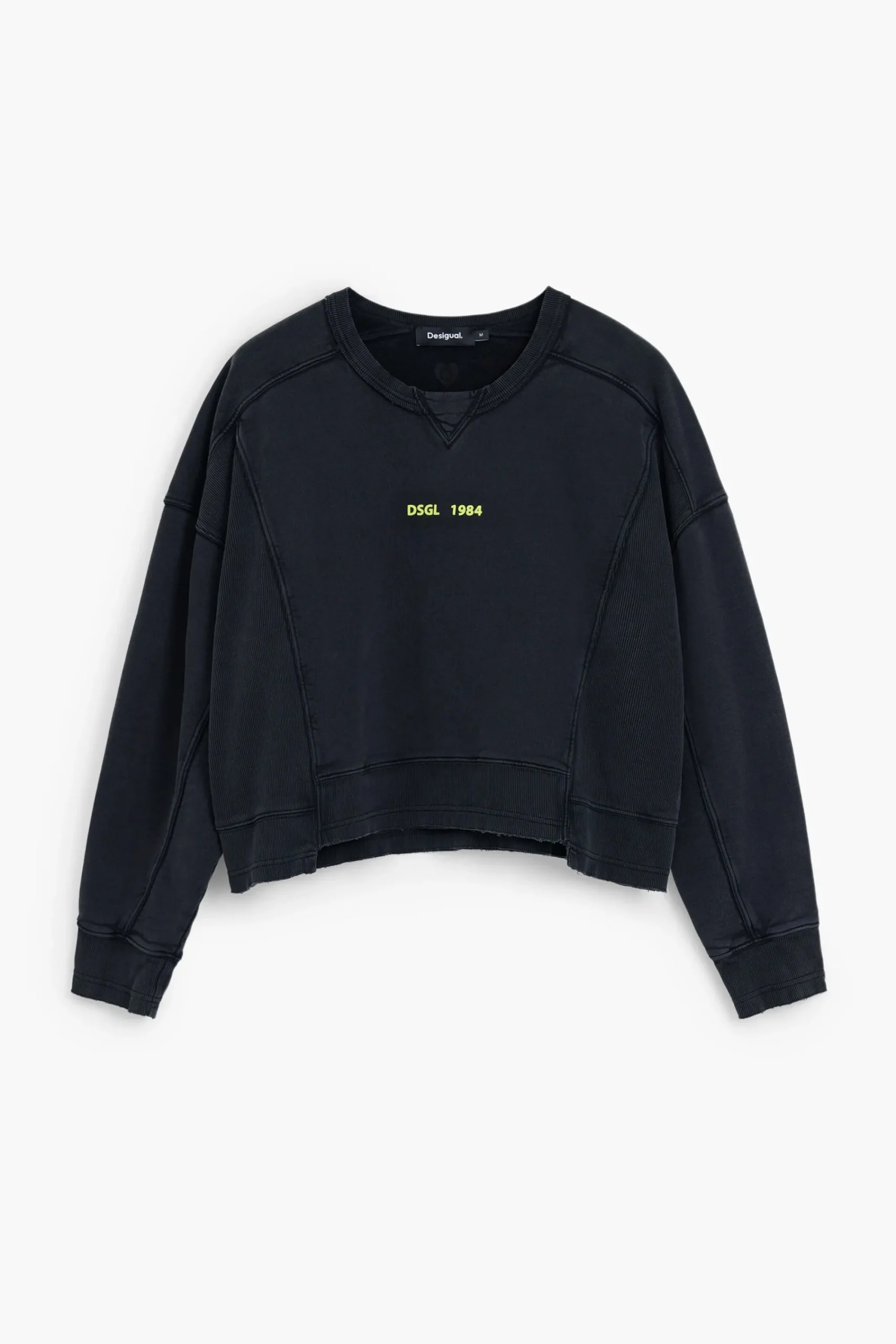 Moletons|Malha<Desigual Sudadera com efeito lavado