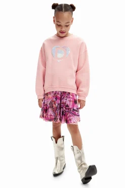 Malhas E Sweatshirts<Desigual Sudadera coração