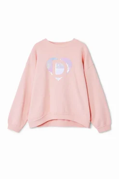 Malhas E Sweatshirts<Desigual Sudadera coração