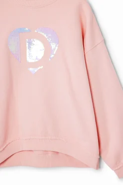 Malhas E Sweatshirts<Desigual Sudadera coração