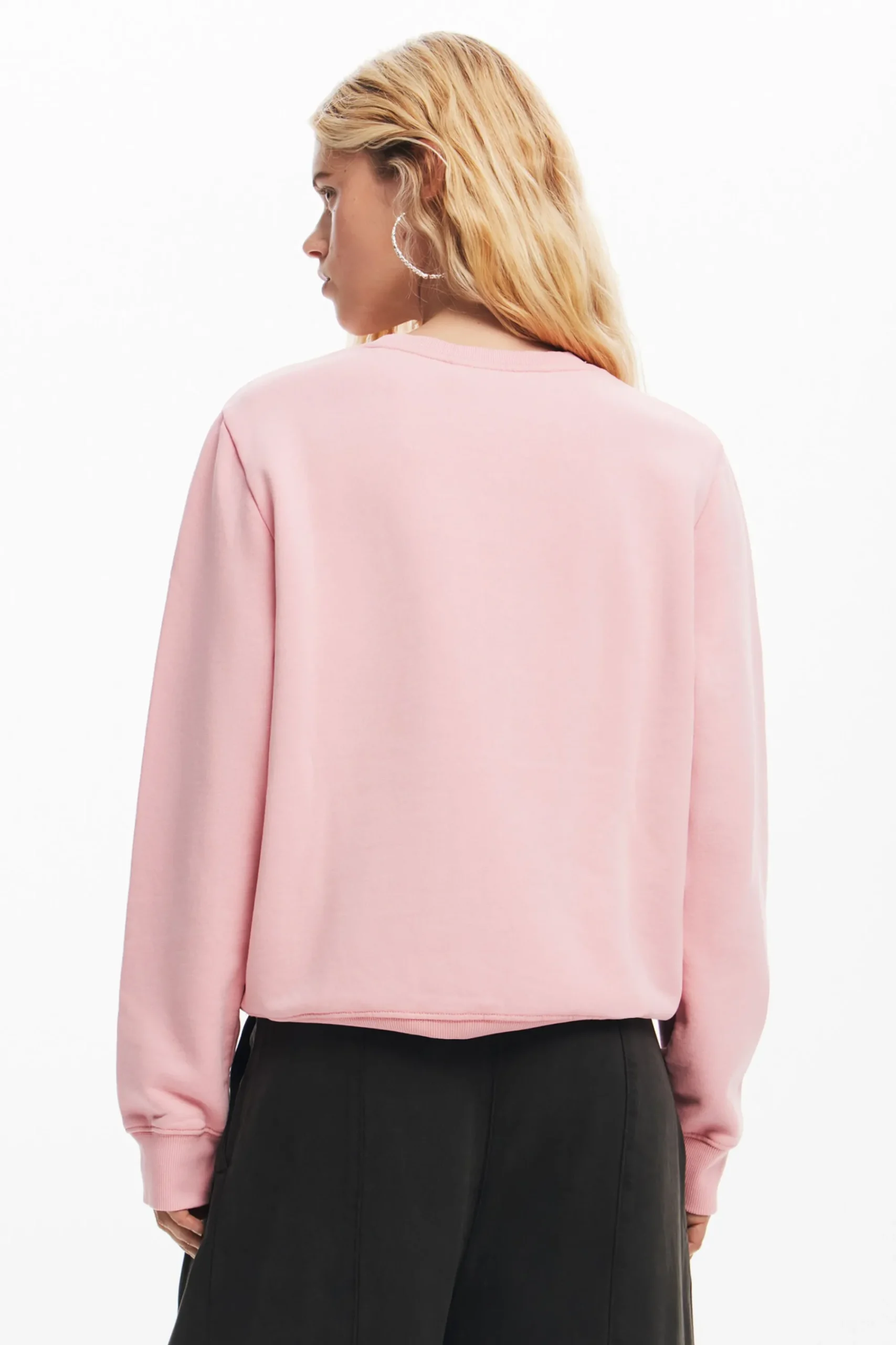 Moletons|Malha<Desigual Sudadera coração