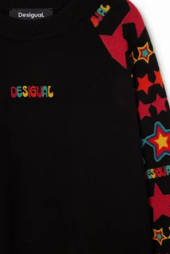 Malhas E Sweatshirts<Desigual Sudadera estrelas