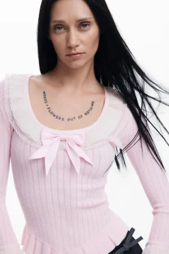 Roupa De Malha|Malha<Desigual Suéter romântico María Escoté