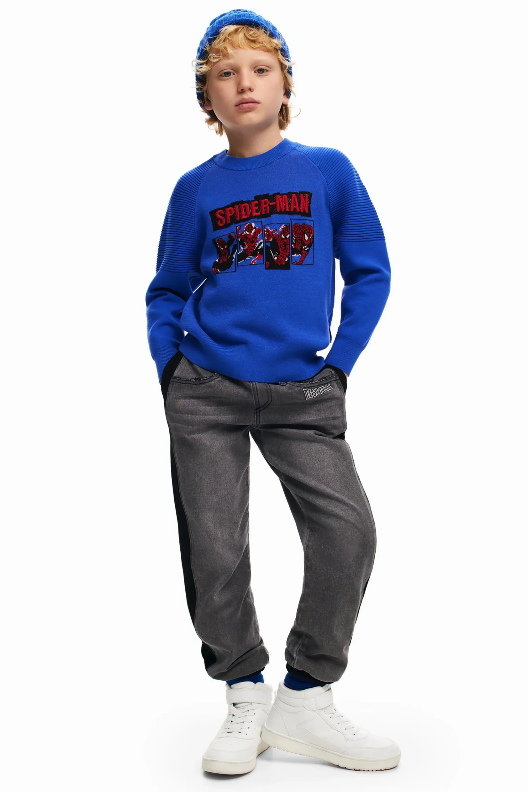 Malhas E Camisolas|Malhas E Sweatshirts<Desigual Sweatshirt do Spiderman sem capuz