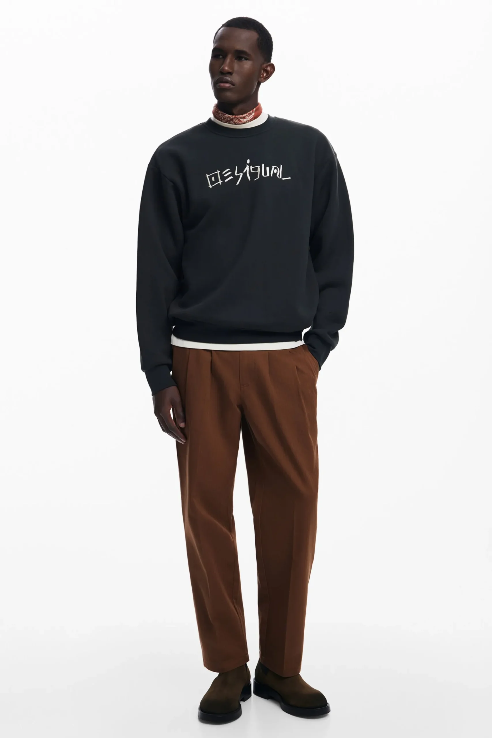 Malhas E Sweatshirts<Desigual Sweatshirt Japan Magazine ponto