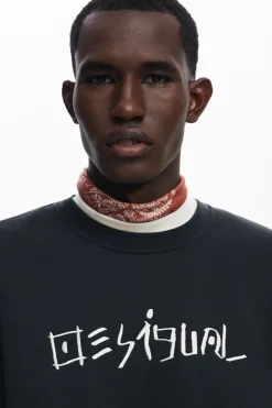 Malhas E Sweatshirts<Desigual Sweatshirt Japan Magazine ponto