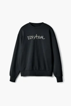 Malhas E Sweatshirts<Desigual Sweatshirt Japan Magazine ponto