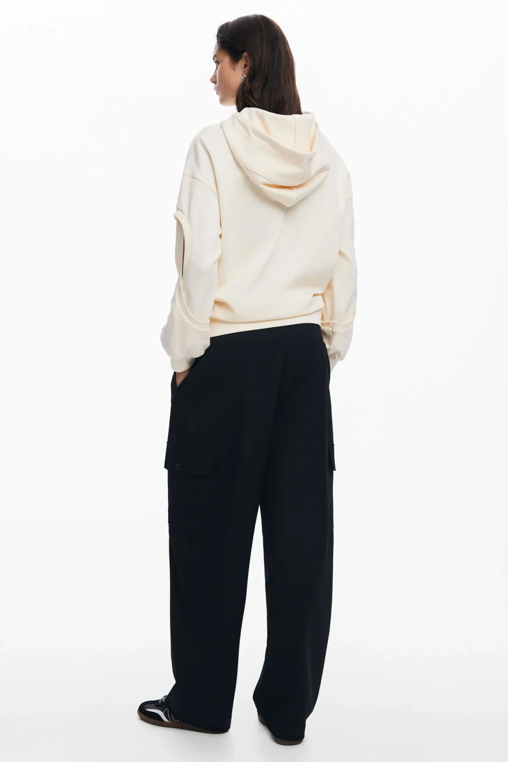 Moletons|Malha<Desigual Sweatshirt oversized com abertura nas mangas