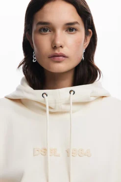 Moletons|Malha<Desigual Sweatshirt oversized com abertura nas mangas