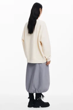 Moletons|Malha<Desigual Sweatshirt oversized flor