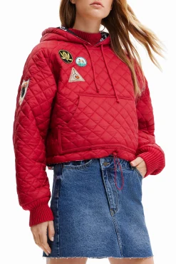 Malha<Desigual Sweatshirt padded com remendos