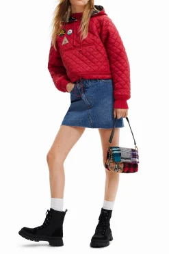 Malha<Desigual Sweatshirt padded com remendos