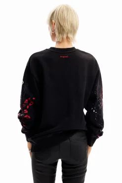 Moletons|Malha<Desigual Sweatshirt splatter The Rolling Stones