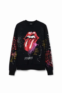 Moletons|Malha<Desigual Sweatshirt splatter The Rolling Stones