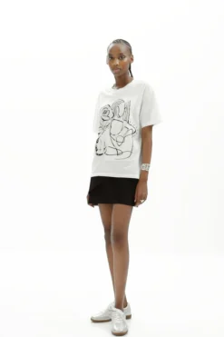 Camisas E Blusas|T-shirts<Desigual T-shirt arty ilustração