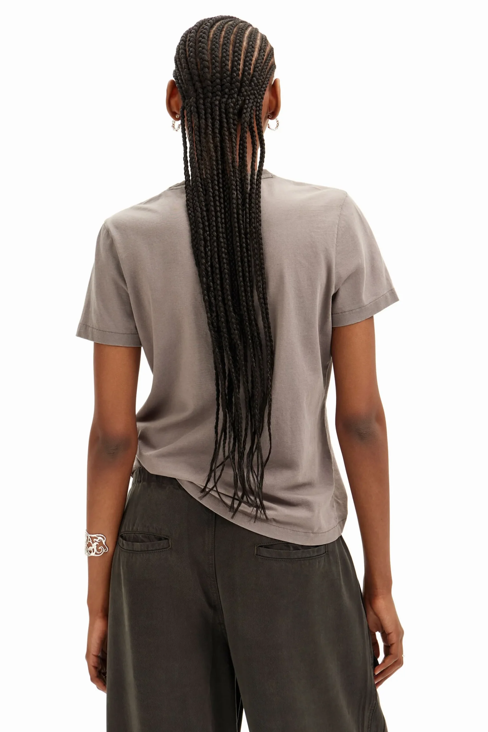 Camisas E Blusas|T-shirts<Desigual T-shirt básica coração