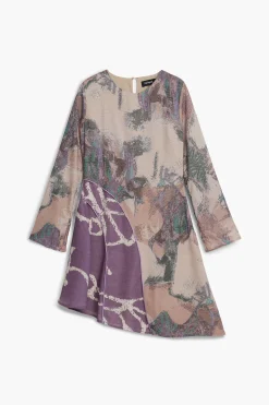 Vestidos E Macacões<Desigual Vestido assimétrico estampado