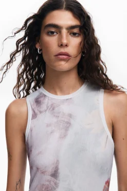 Vestidos E Macacões<Desigual Vestido assimétrico flores