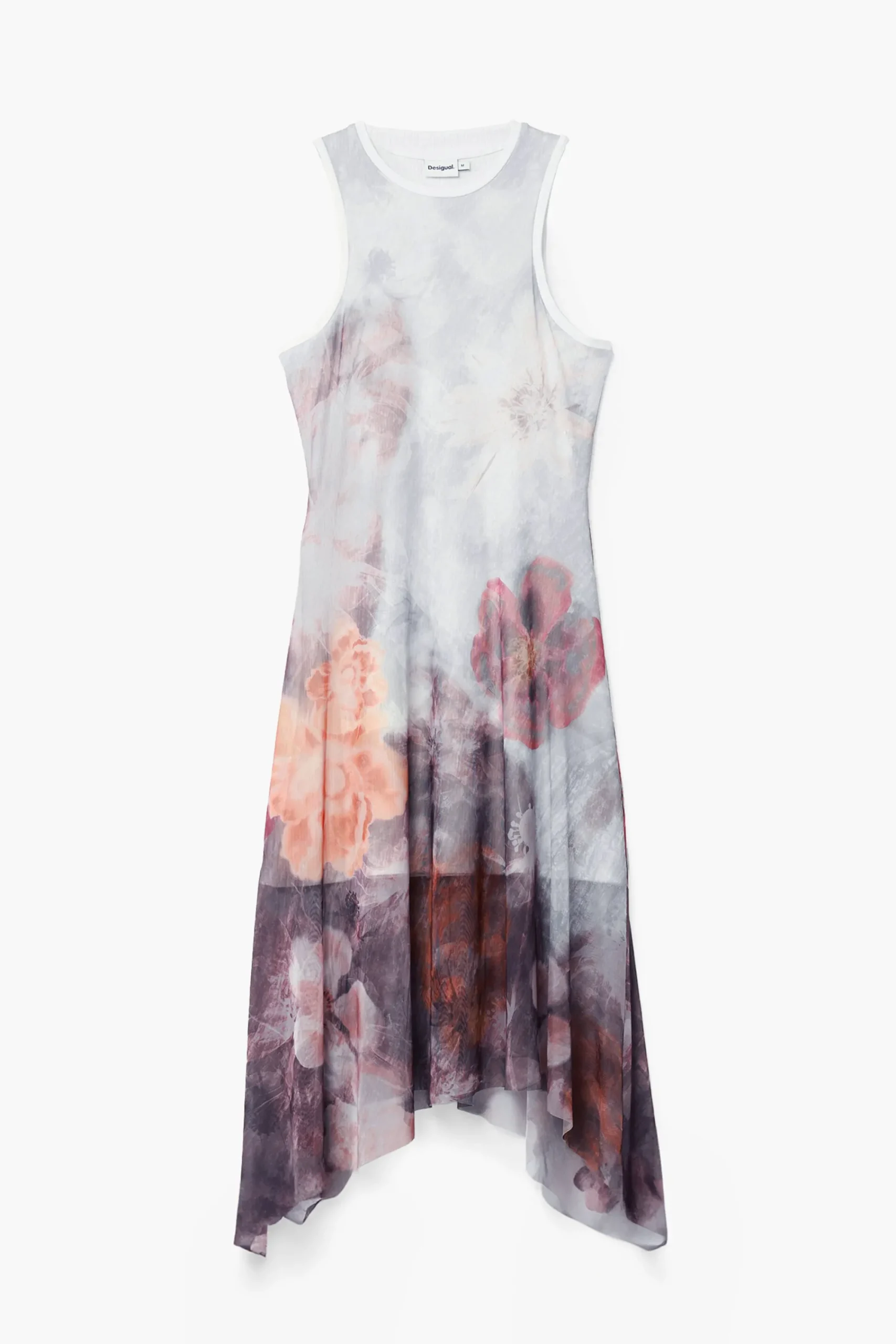 Vestidos E Macacões<Desigual Vestido assimétrico flores