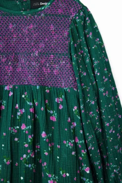 Vestidos<Desigual Vestido camisero de flores