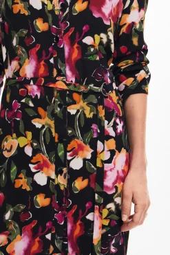 Vestidos E Macacões<Desigual Vestido camisero de flores