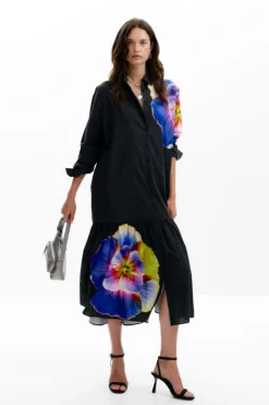 Vestidos E Macacões<Desigual Vestido camisero flores M. Christian Lacroix