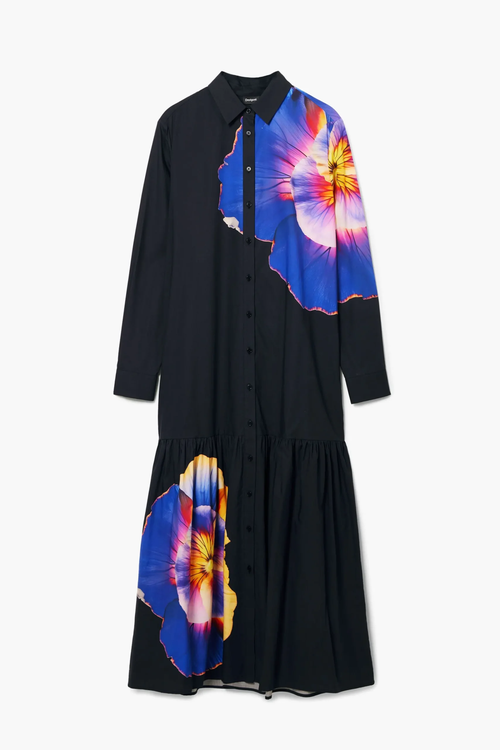 Vestidos E Macacões<Desigual Vestido camisero flores M. Christian Lacroix