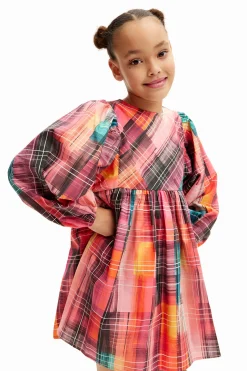 Vestidos<Desigual Vestido camisero xadrez