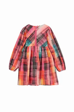 Vestidos<Desigual Vestido camisero xadrez