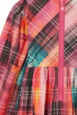 Vestidos<Desigual Vestido camisero xadrez