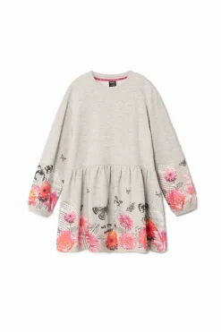Vestidos<Desigual Vestido com borboletas e flores