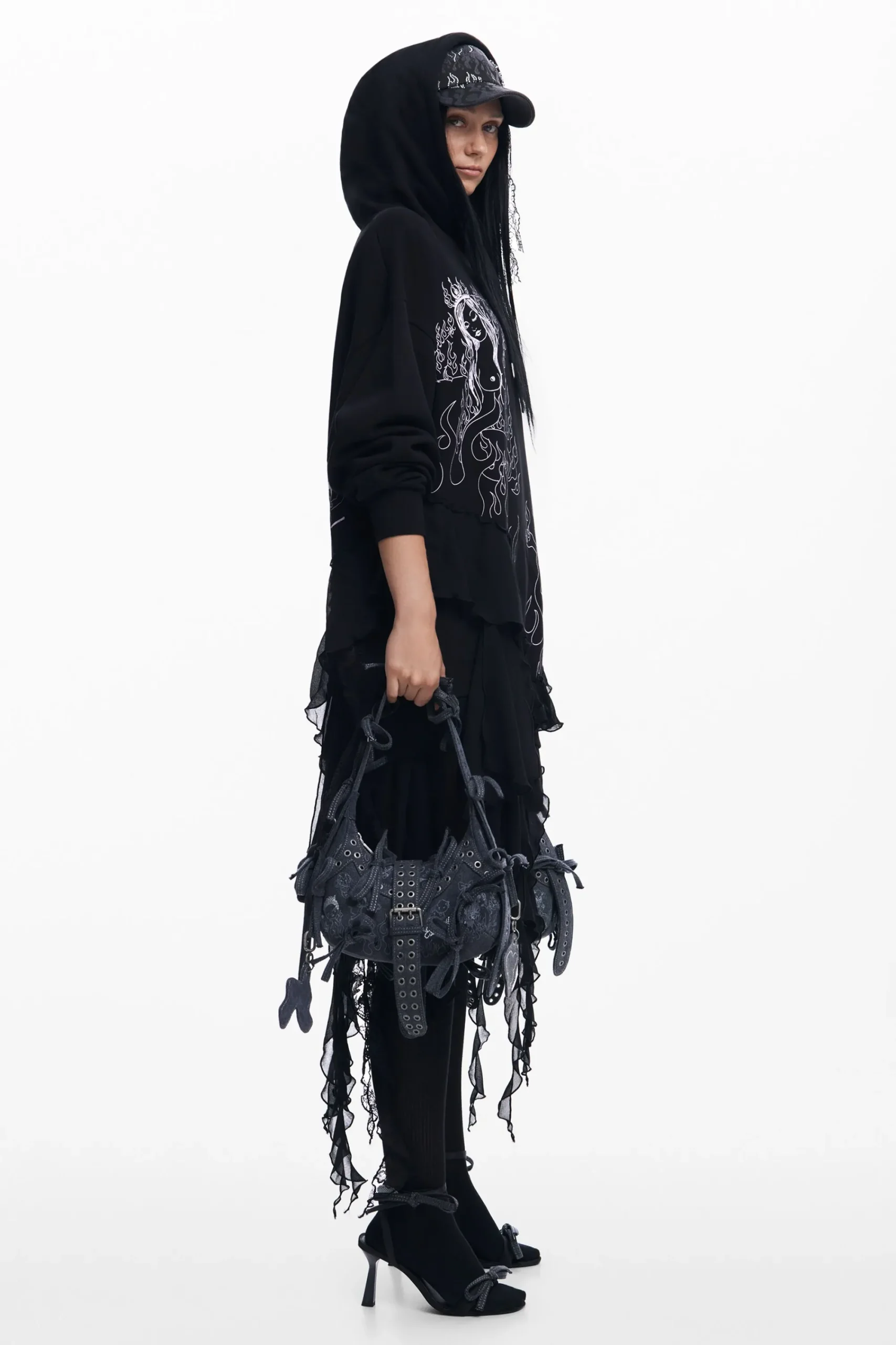 Vestidos E Macacões<Desigual Vestido com capuz María Escoté