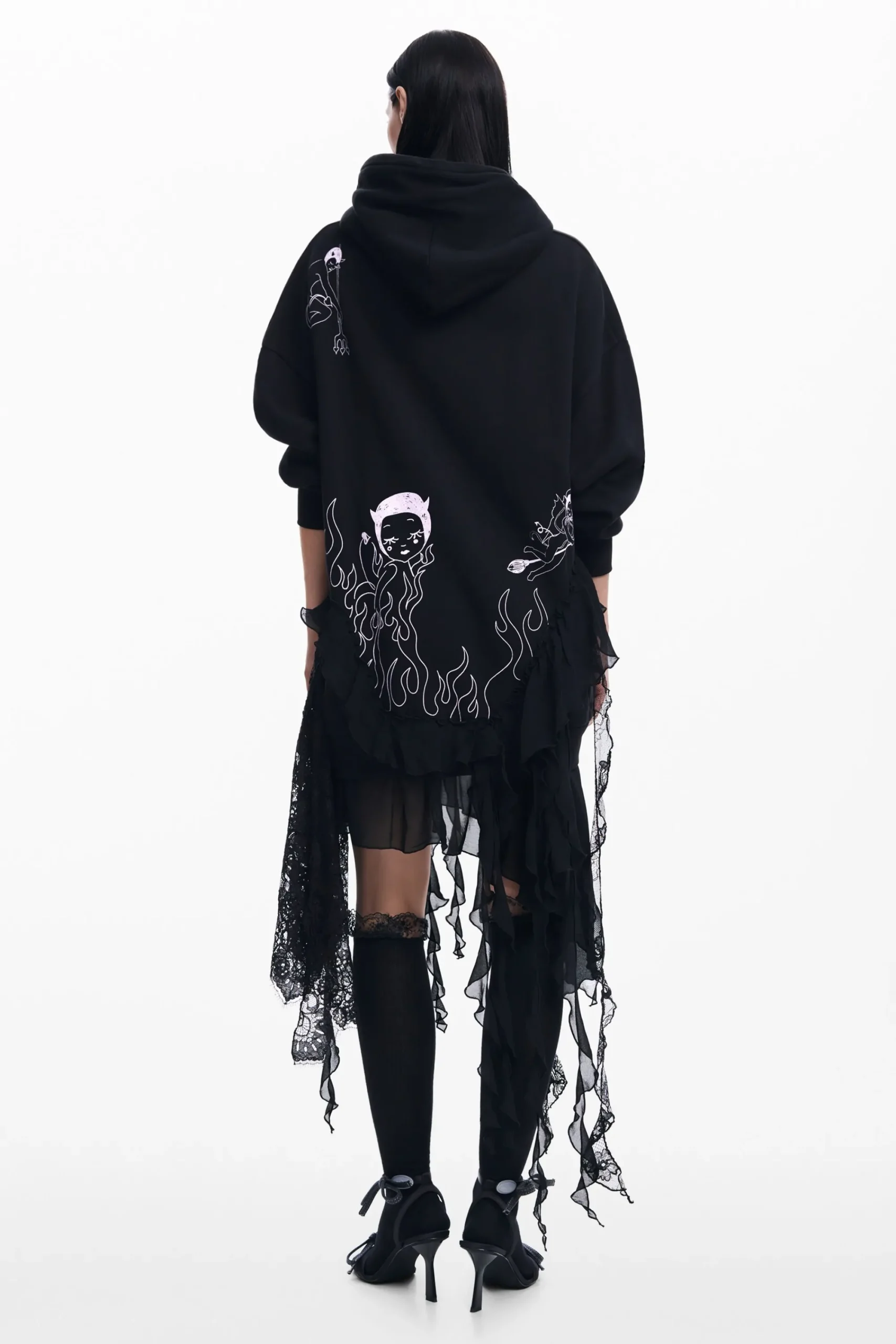 Vestidos E Macacões<Desigual Vestido com capuz María Escoté