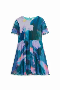 Vestidos<Desigual Vestido com saia plissada