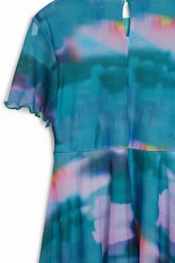 Vestidos<Desigual Vestido com saia plissada