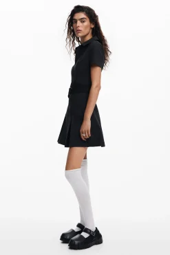 Vestidos E Macacões<Desigual Vestido com saia plissada