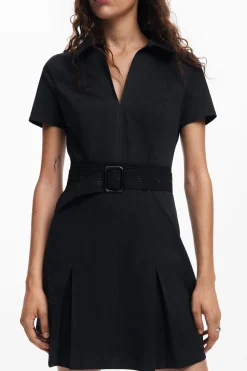 Vestidos E Macacões<Desigual Vestido com saia plissada